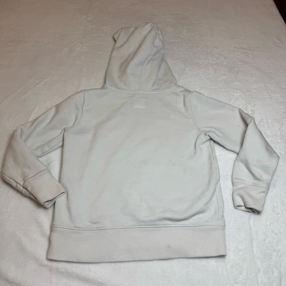 GAP White Hoodie with Pink Lettering